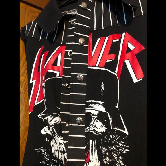 Original Toxic Vision Slayer thrash metal vest - Picture 2 of 10